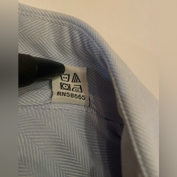 John W. Nordstrom Traditional‎ Fit Finest Egyptian Cotton Men’s Shirt 16.5 | 35 - Picture 9 of 9